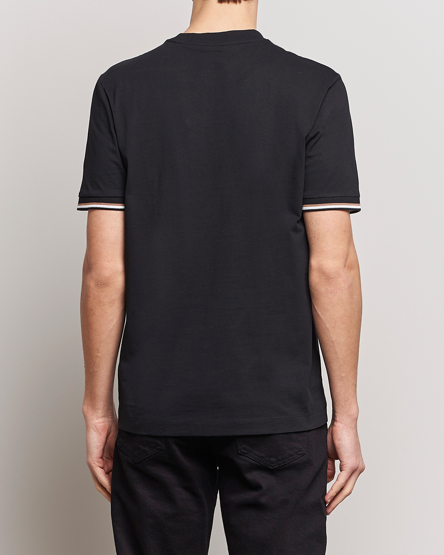 Mies | T-paidat | BOSS BLACK | Thompson Tipped Crew Neck T-Shirt Black