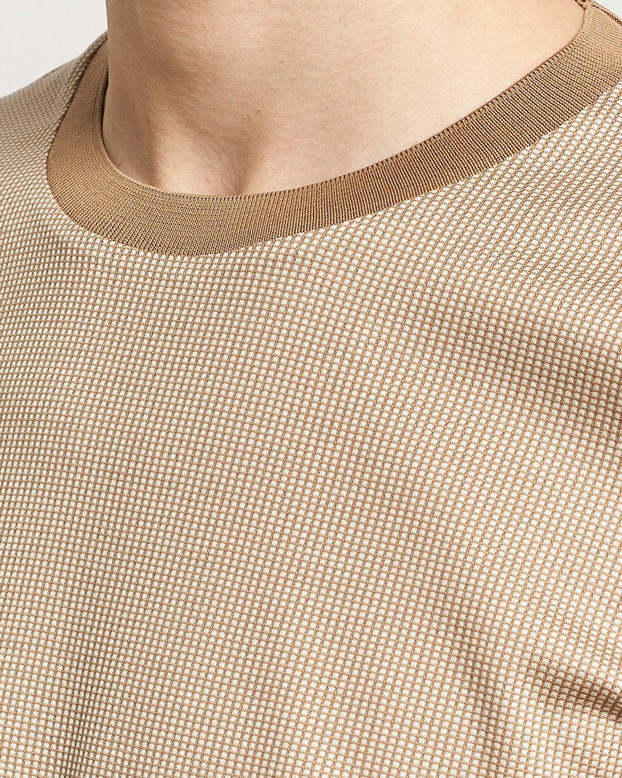 Mies | T-paidat | BOSS BLACK | Tiburt Crew Neck T-Shirt Medium Beige