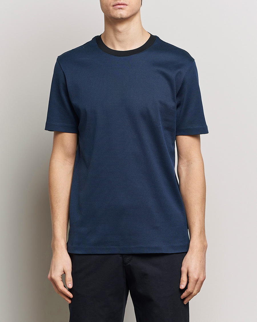 Mies | T-paidat | BOSS BLACK | Tiburt Crew Neck T-Shirt Dark Blue
