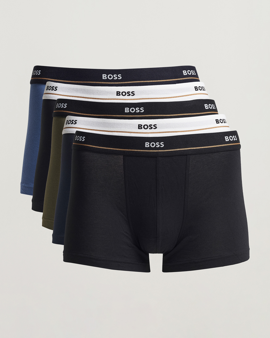 Mies | Alusvaatteet | BOSS BLACK | 5-Pack Trunk Black/Blue/Green