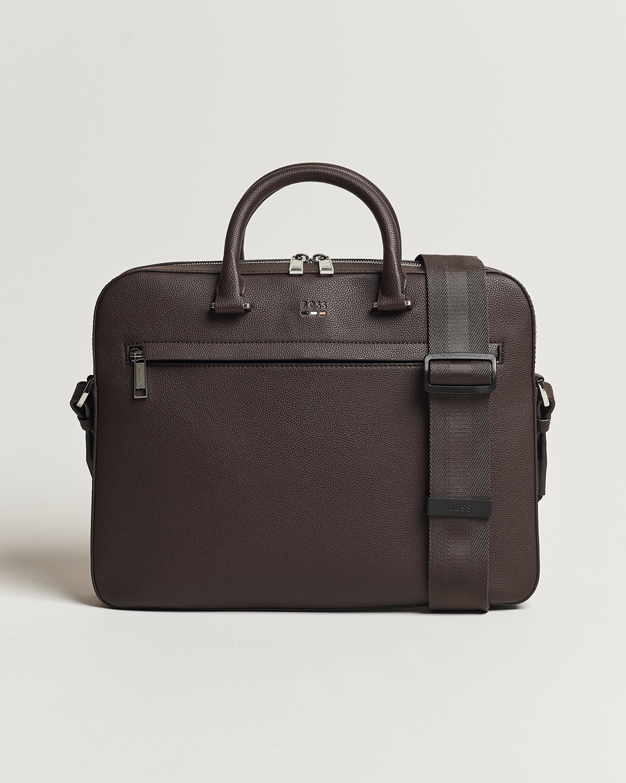 Mies | BOSS BLACK Ray Document Case Dark Brown | BOSS BLACK | Ray Document Case Dark Brown