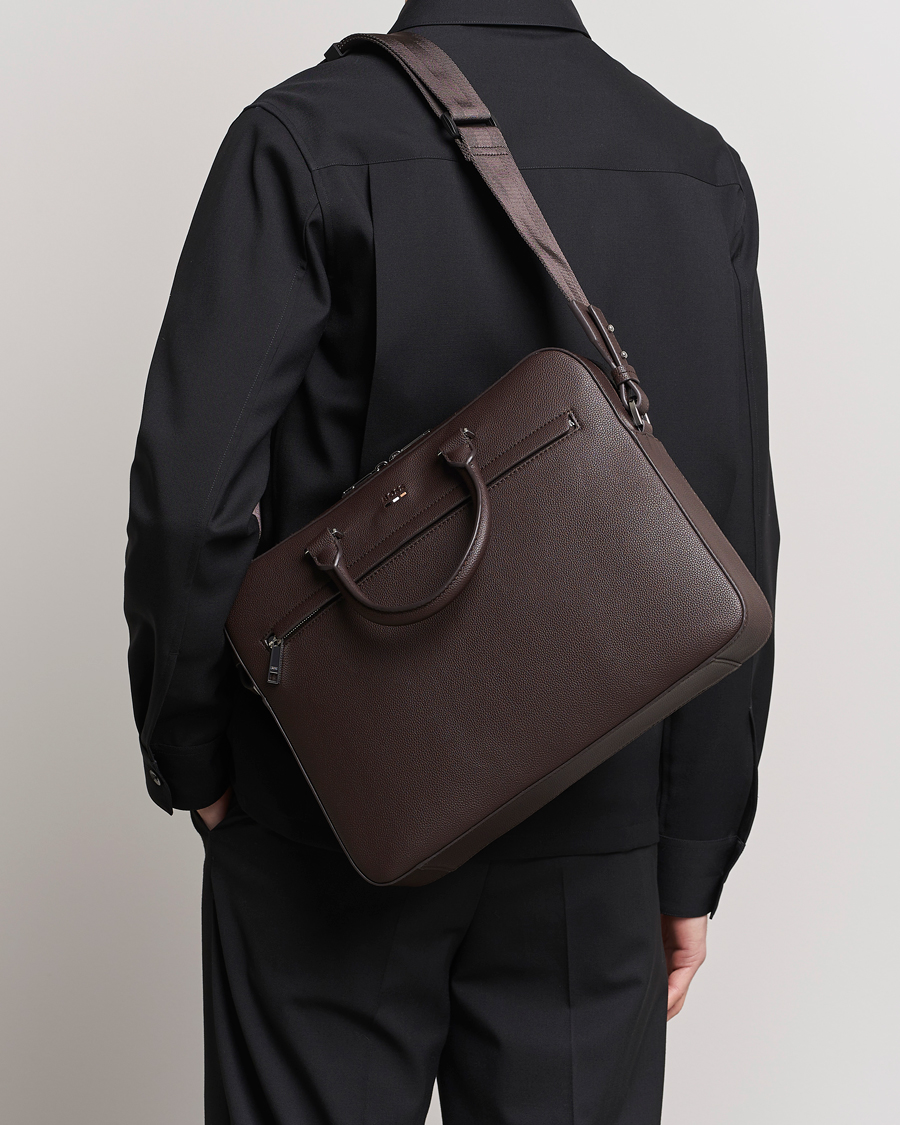 Mies | BOSS BLACK Ray Document Case Dark Brown | BOSS BLACK | Ray Document Case Dark Brown