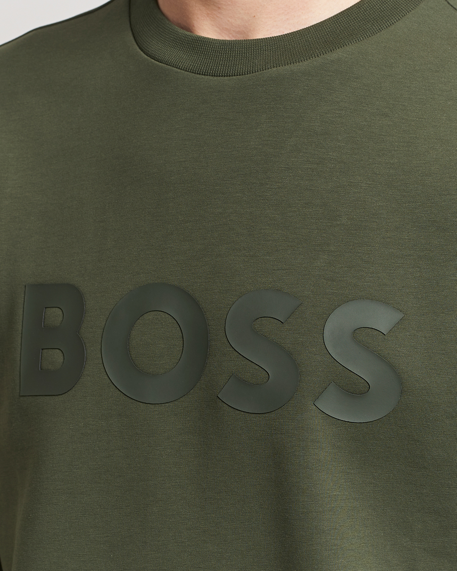 Mies | Puserot | BOSS GREEN | Salbo Logo Sweatshirt Open Green