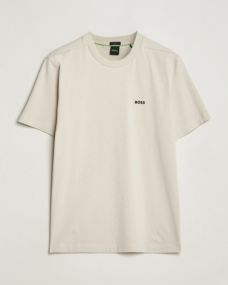 Mies | T-paidat | BOSS GREEN | Crew Neck T-Shirt Light Beige