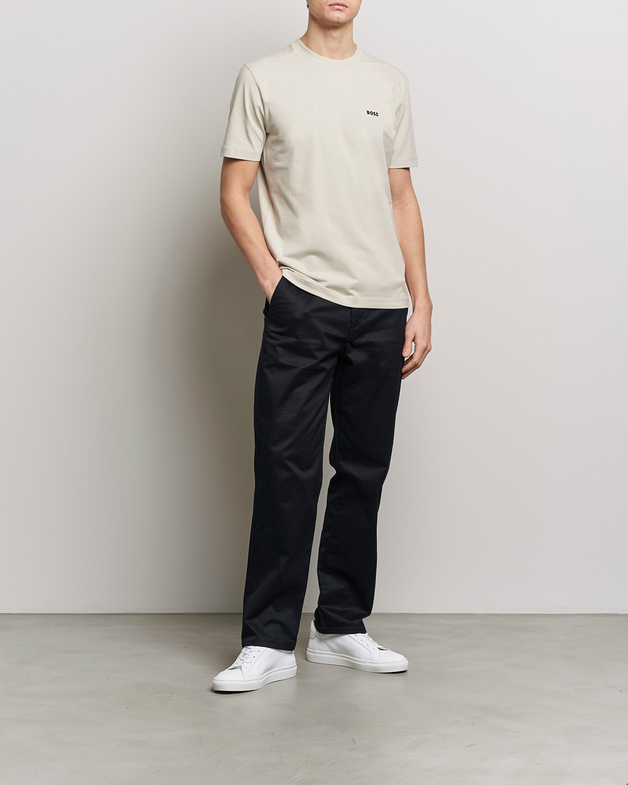 Mies | T-paidat | BOSS GREEN | Crew Neck T-Shirt Light Beige