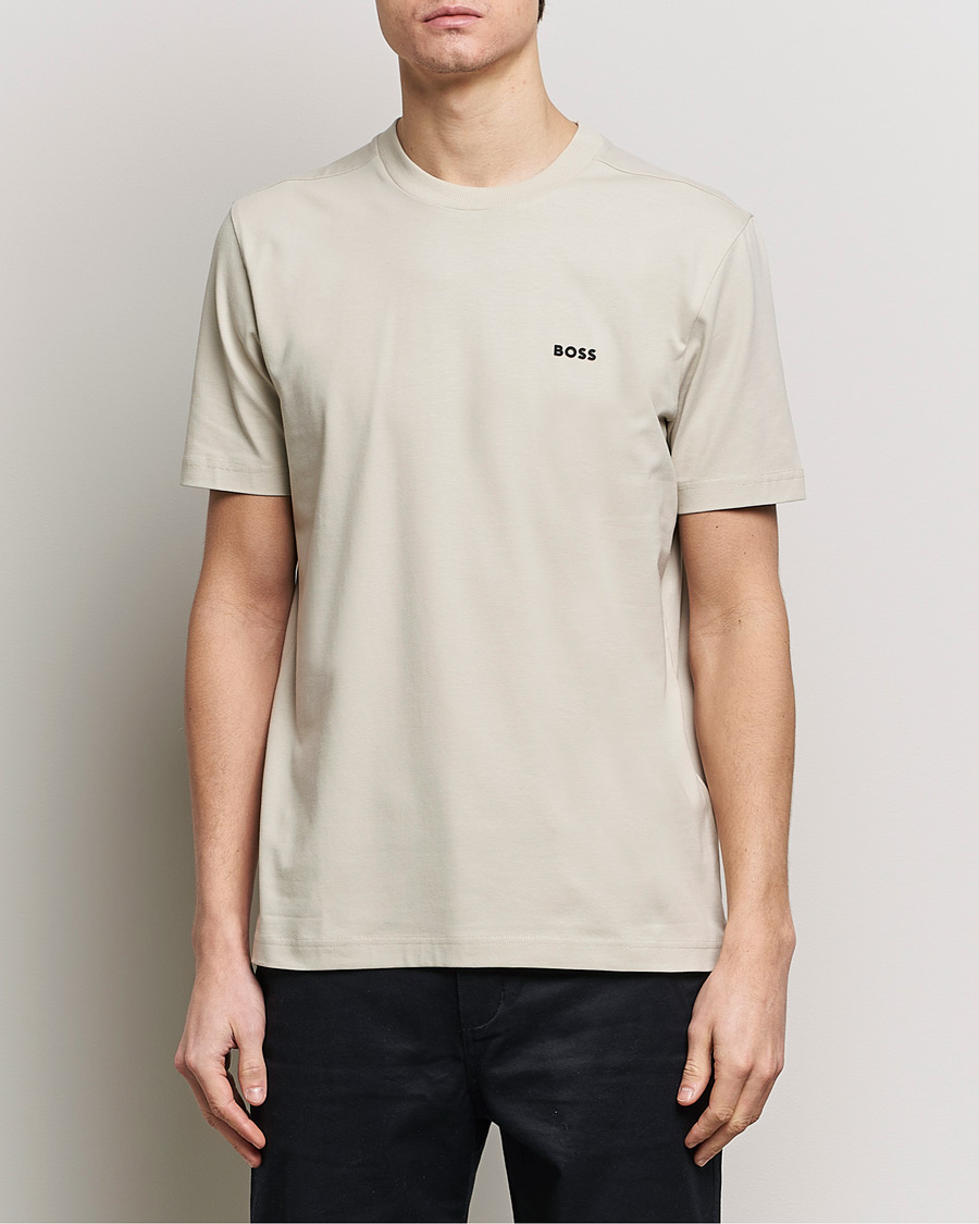 Mies | T-paidat | BOSS GREEN | Crew Neck T-Shirt Light Beige