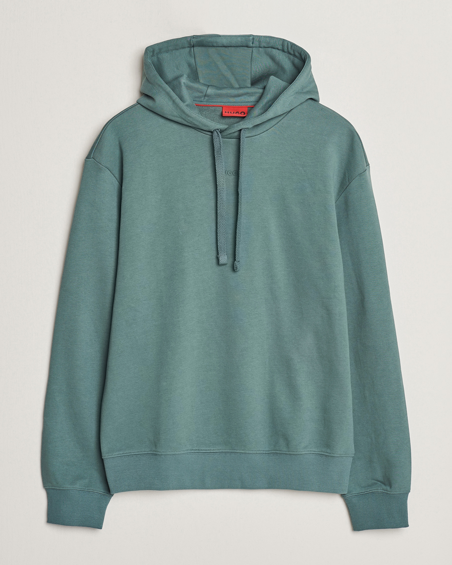 Mies | Puserot | HUGO | Dapo Logo Hoodie Dark Green