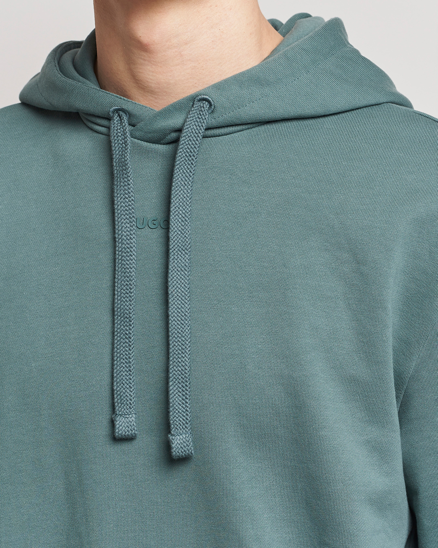 Mies | Puserot | HUGO | Dapo Logo Hoodie Dark Green