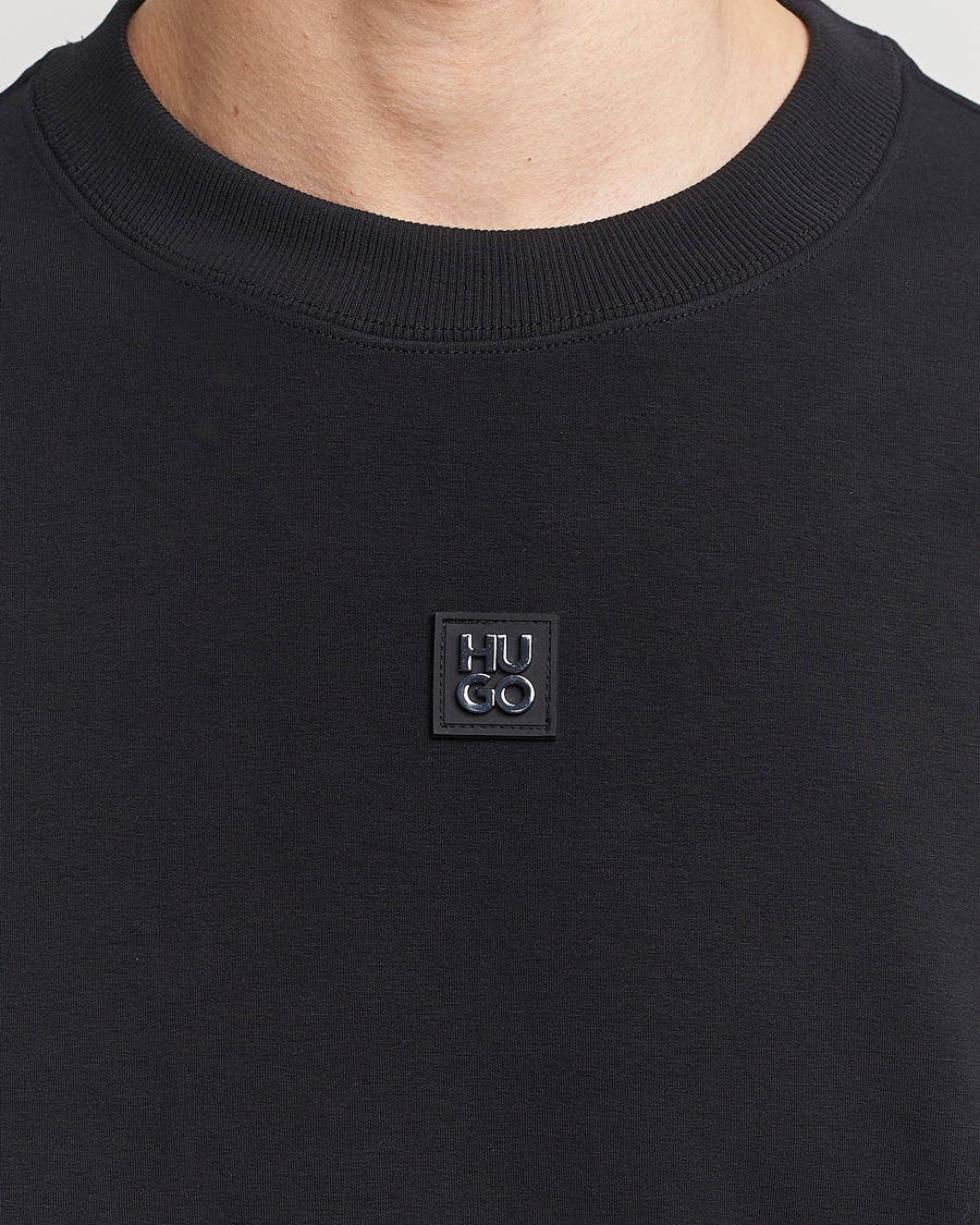 Mies | Puserot | HUGO | Dettil Logo Sweatshirt Black