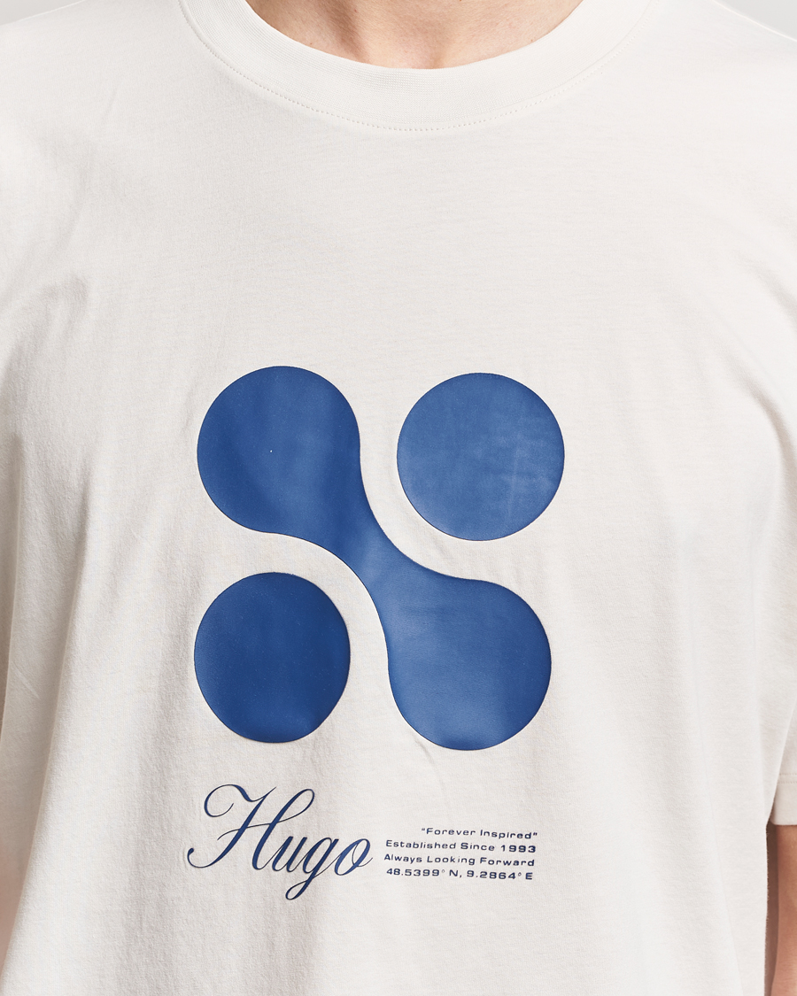 Mies | T-paidat | HUGO | Dooling Logo T-Shirt Open White