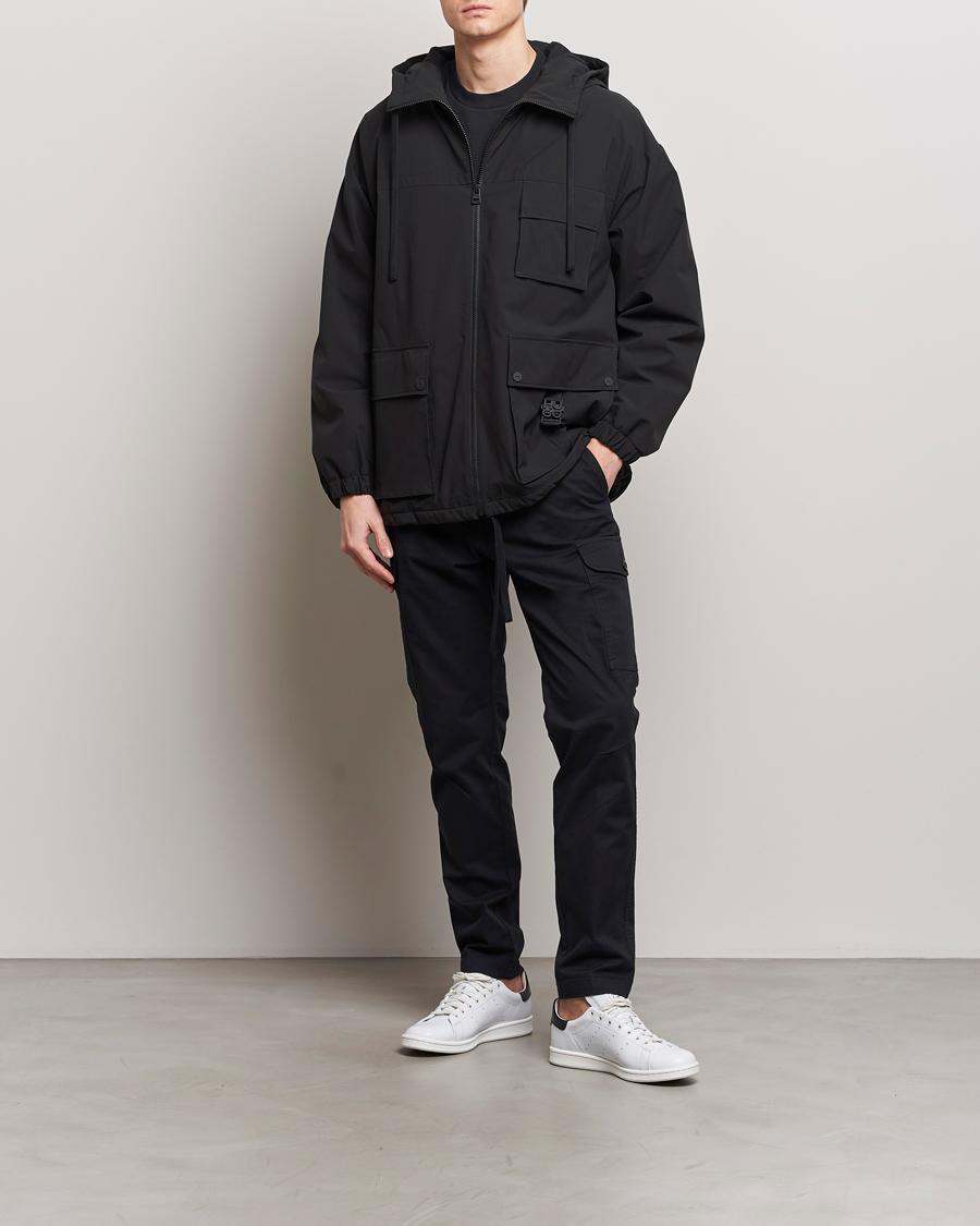 Mies | Takit | HUGO | Borjo Hooded Jacket Black