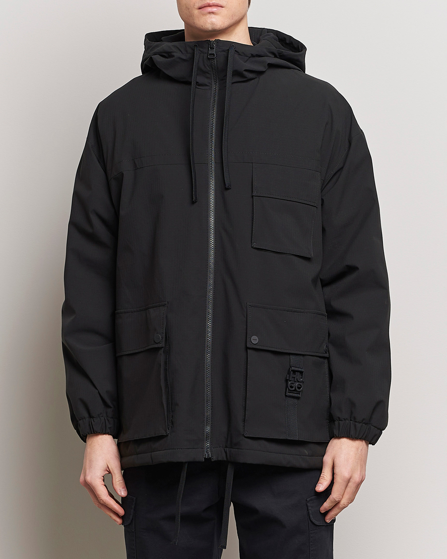 Mies | Takit | HUGO | Borjo Hooded Jacket Black