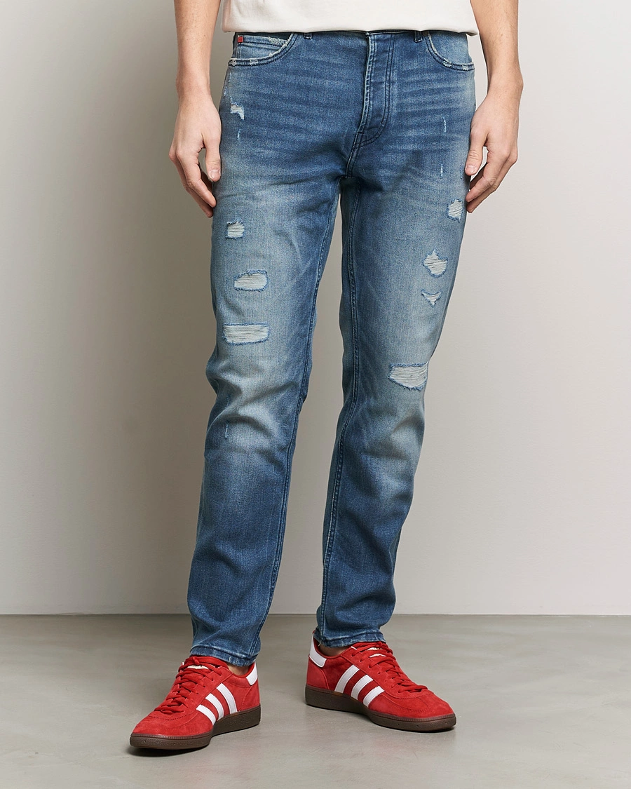 Mies |  | HUGO | 634 Tapered Fit Stretch Jeans Bright Blue