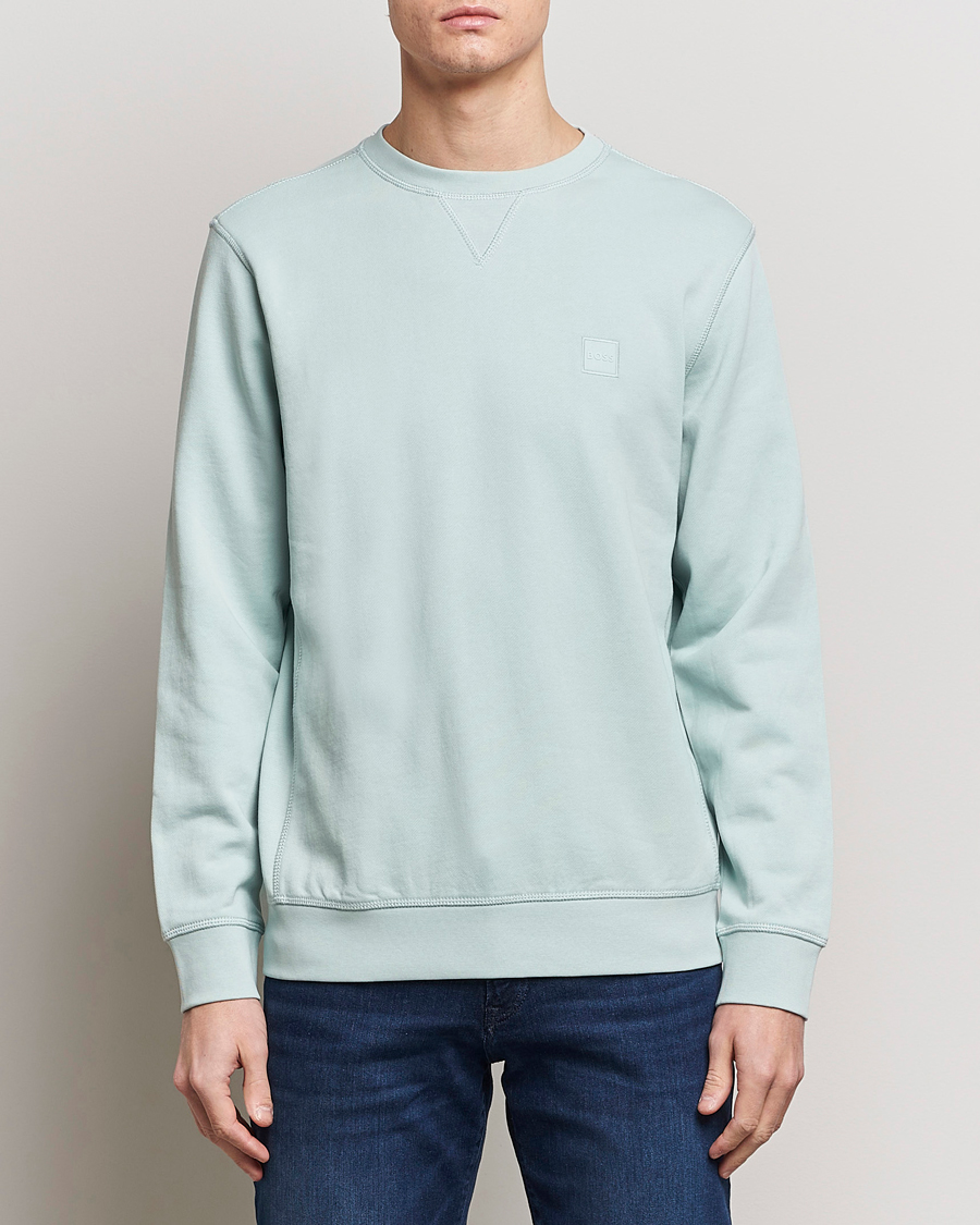 Mies | Collegepuserot | BOSS ORANGE | Westart Logo Sweatshirt Turquoise