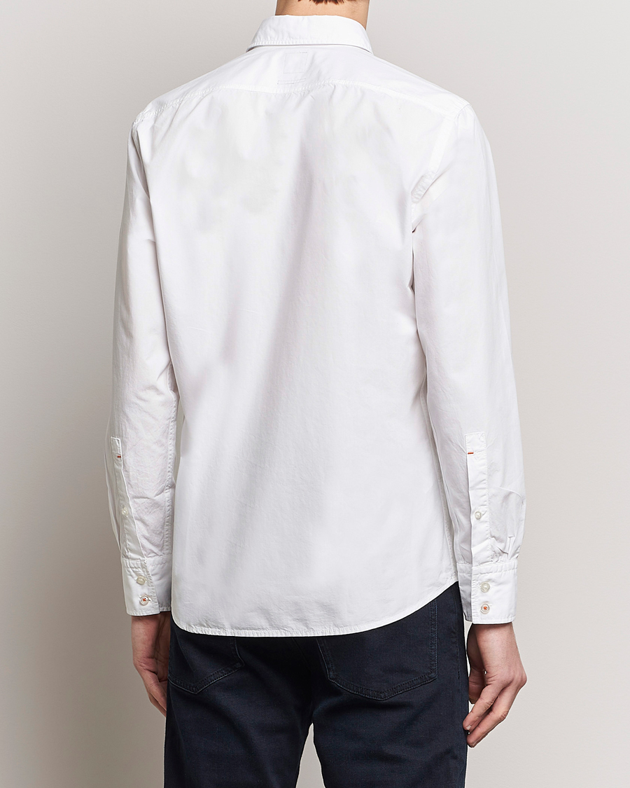Mies | Kauluspaidat | BOSS ORANGE | Relegant Cotton Pocket Shirt White