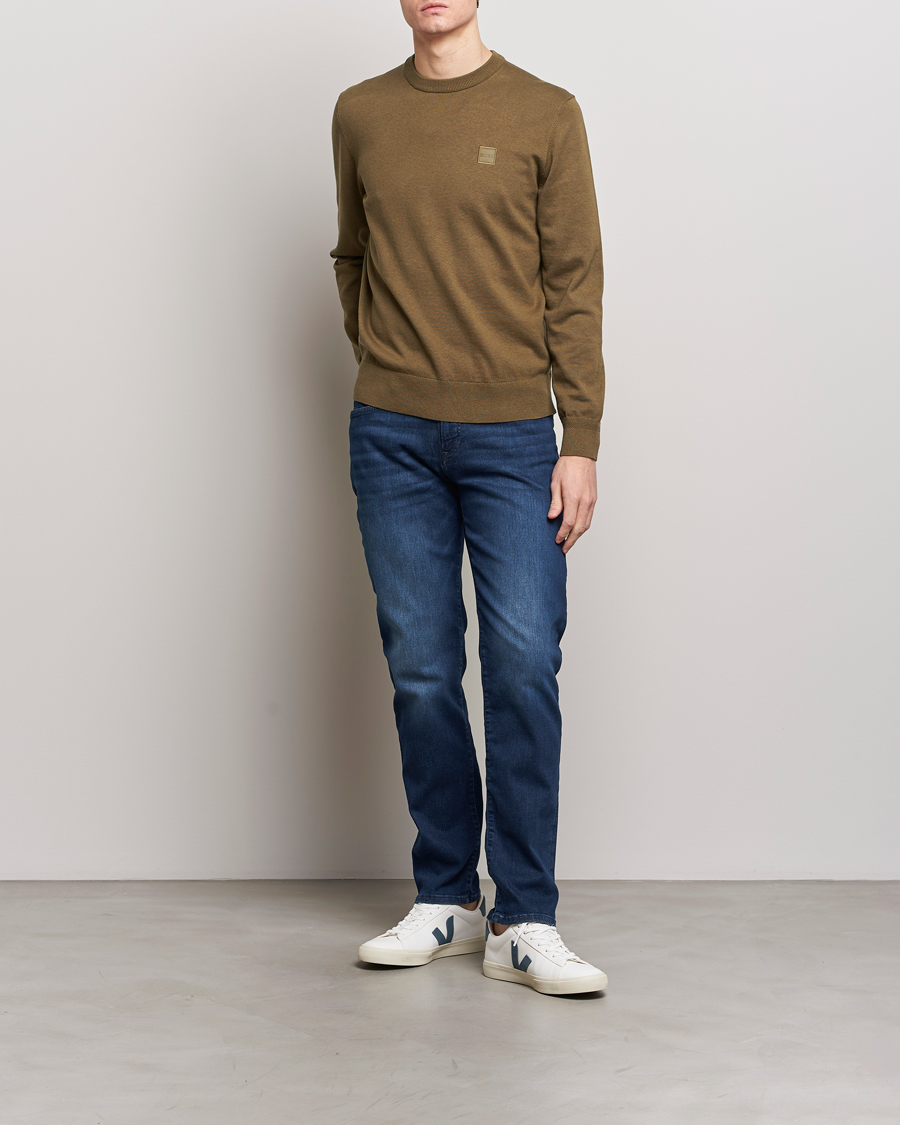 Mies | Farkut | BOSS ORANGE | Re.Maine Regular Fit Stretch Jeans Blue