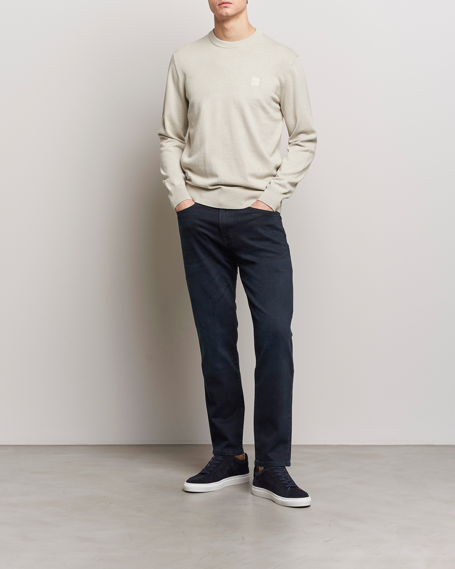 Mies | Farkut | BOSS ORANGE | Re.Maine Regular Fit Stretch Jeans Dark Blue