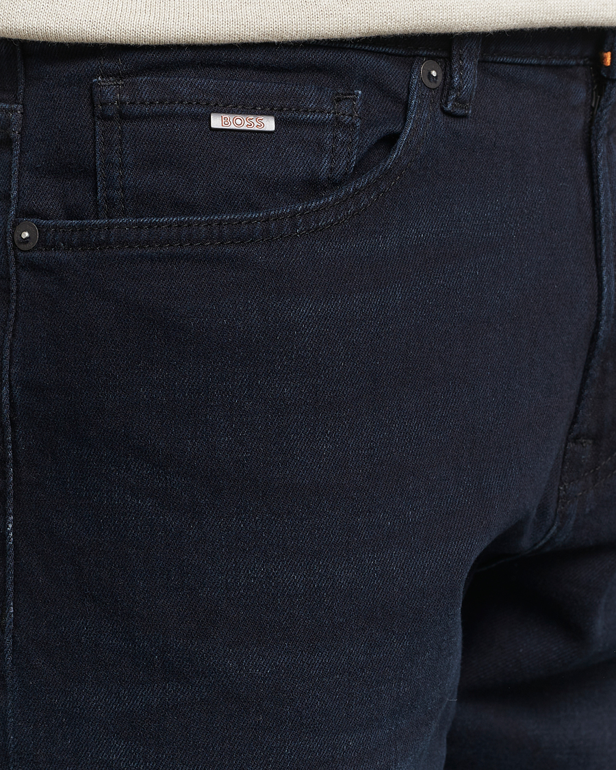 Mies | Farkut | BOSS ORANGE | Re.Maine Regular Fit Stretch Jeans Dark Blue