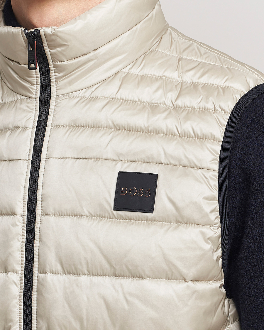 Mies | Takit | BOSS ORANGE | Odeno1 Down Vest Light Beige