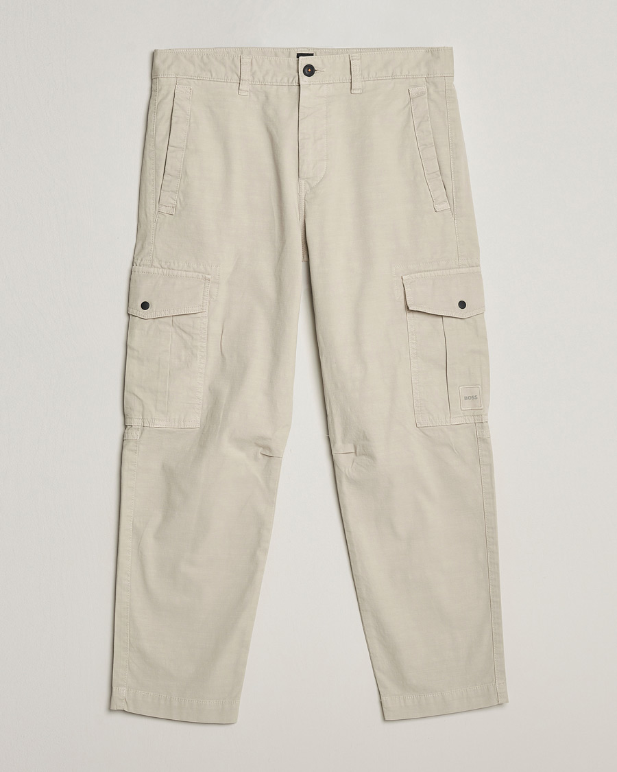 Mies | Housut | BOSS ORANGE | Sisla 5-Pocket Cargo Pants Light Beige
