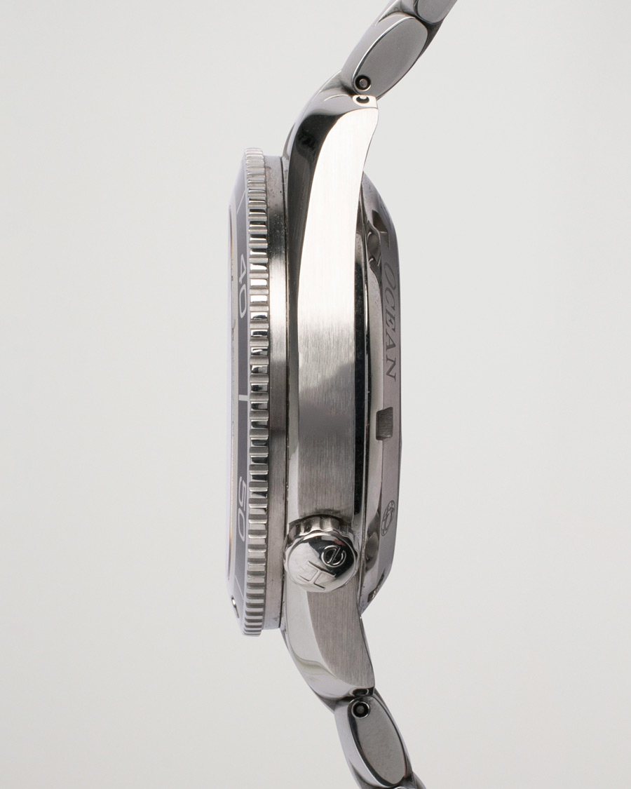 Mies | Omega Pre-Owned Seamaster Planet Ocean 2201.51.00 Steel Black Silver | Omega Pre-Owned | Seamaster Planet Ocean 2201.51.00 Steel Black Silver