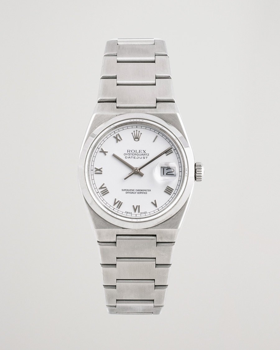 Mies | Rolex Pre-Owned Oysterquartz 17000 Silver | Rolex Pre-Owned | Oysterquartz 17000 Silver