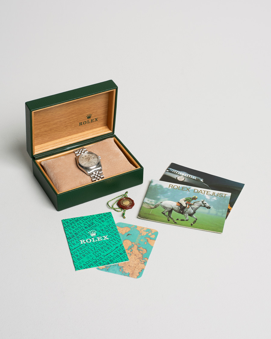 Mies | Rolex Pre-Owned Datejust 16200 Oystert Perpetual Steel Silver | Rolex Pre-Owned | Datejust 16200 Oystert Perpetual Steel Silver