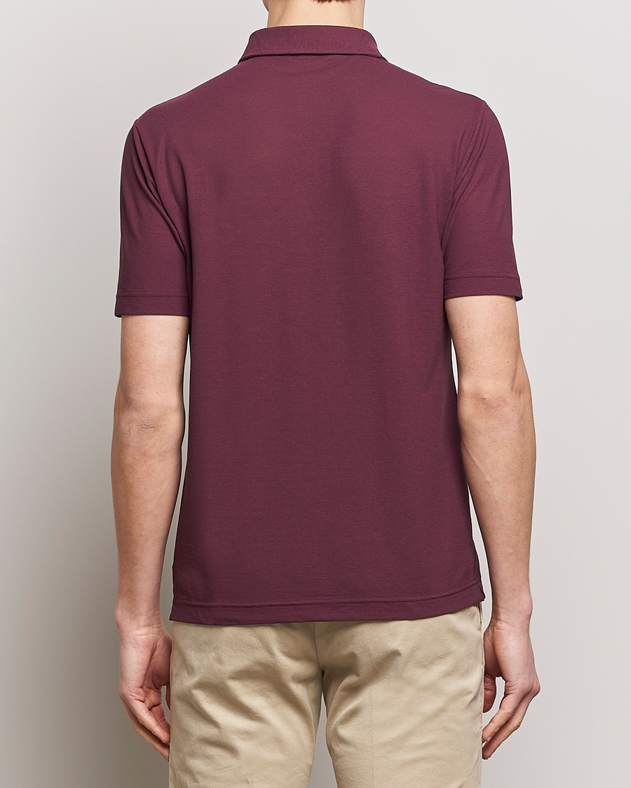 Mies | Pikeet | Zanone | Ice Cotton Polo Burgundy