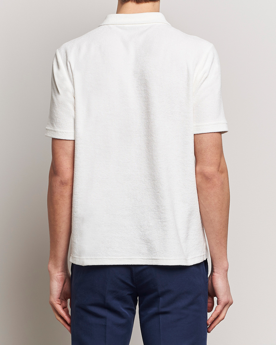 Mies | Pikeet | Zanone | Terry Cotton Polo White