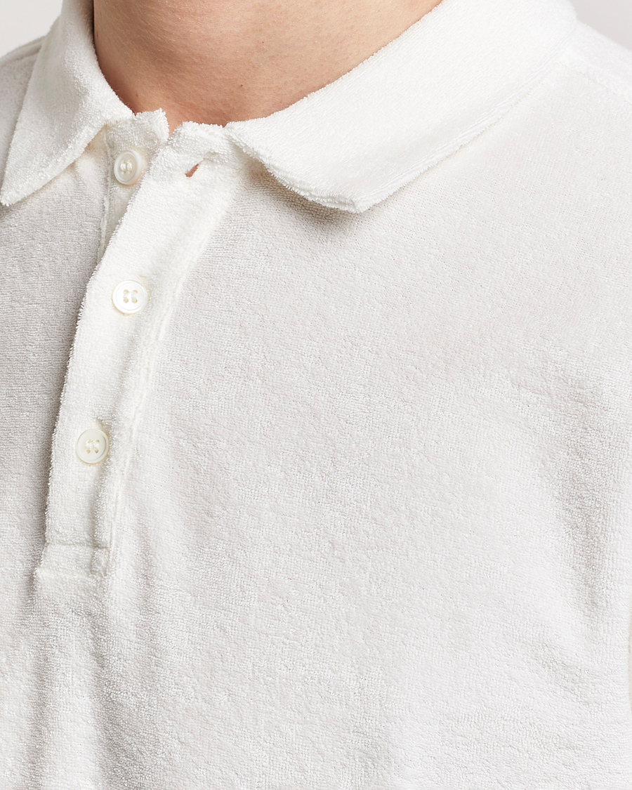 Mies | Pikeet | Zanone | Terry Cotton Polo White