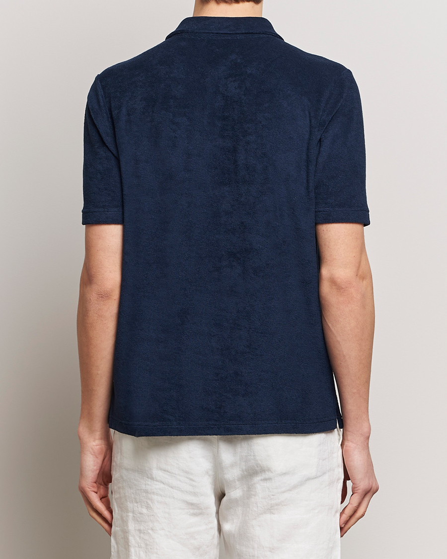 Mies | Pikeet | Zanone | Terry Cotton Polo Navy