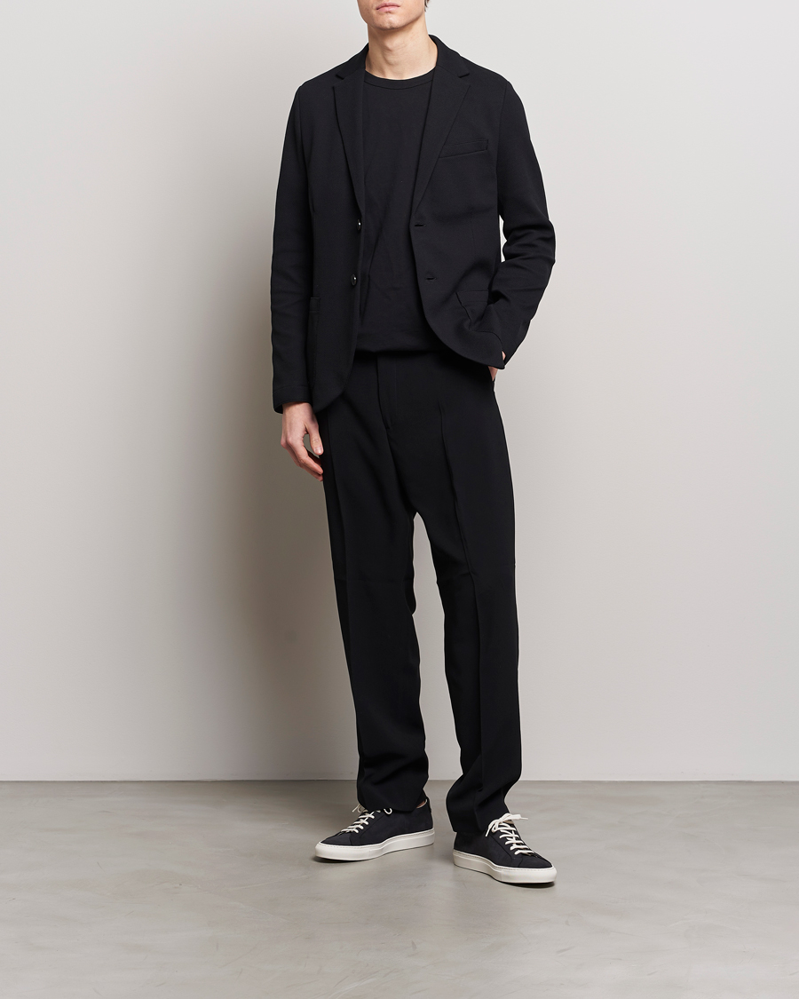Mies | Pikkutakit | Harris Wharf London | Loro Piana Cavalry Twill Blazer Black