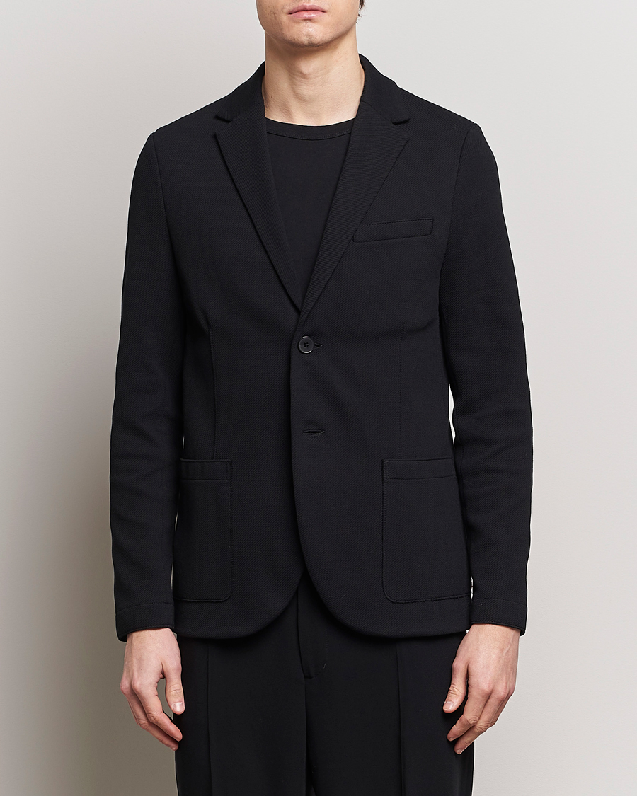 Mies | Pikkutakit | Harris Wharf London | Loro Piana Cavalry Twill Blazer Black