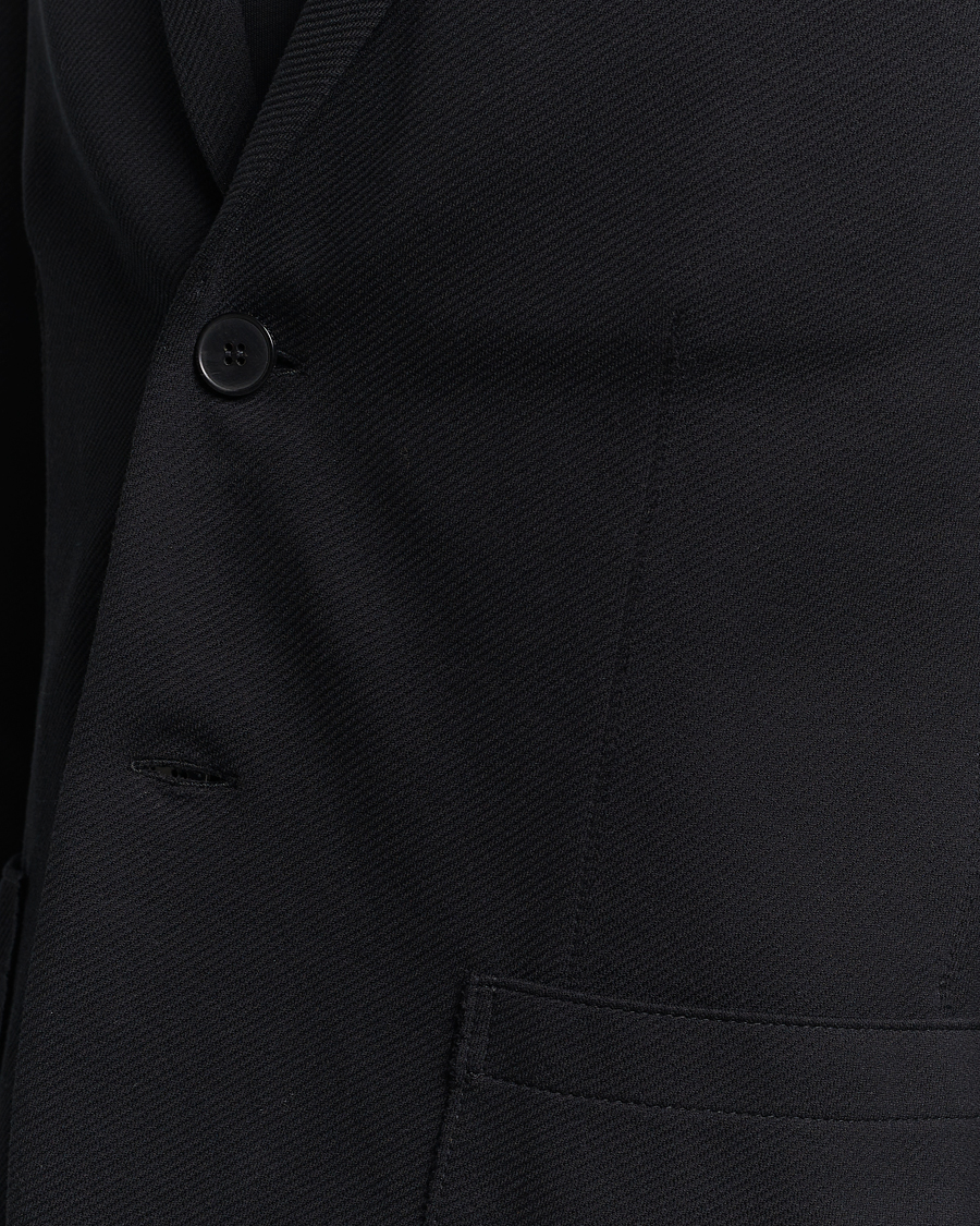 Mies | Pikkutakit | Harris Wharf London | Loro Piana Cavalry Twill Blazer Black