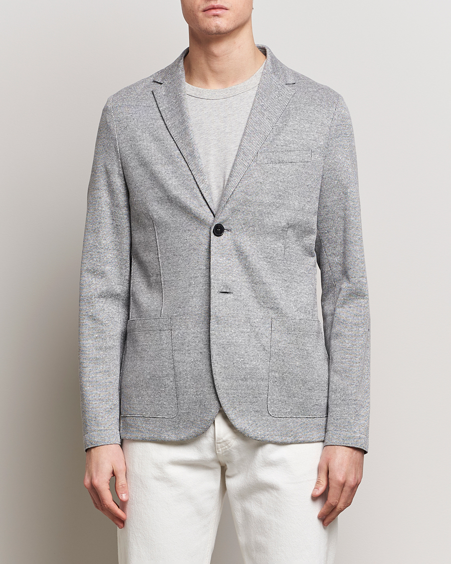 Mies | Pikkutakit | Harris Wharf London | Linen Blend Blazer Grey