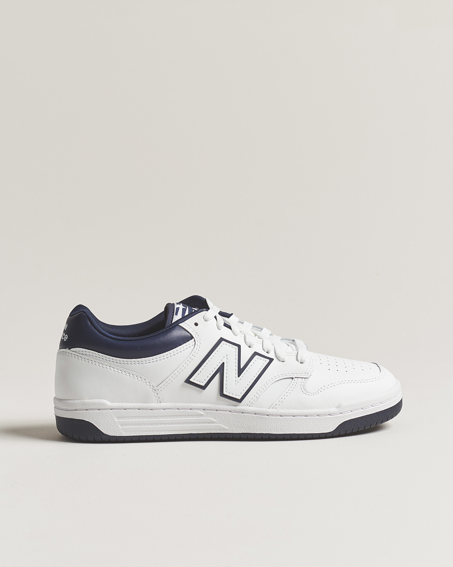 Mies | New Balance 480 Sneakers White/Navy | New Balance | 480 Sneakers White/Navy