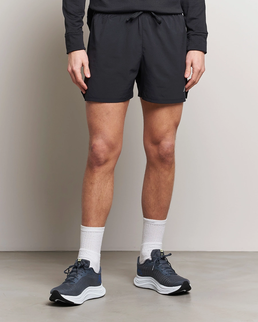 Mies | Tekniset shortsit | New Balance Running | Seamless Shorts 5 Black