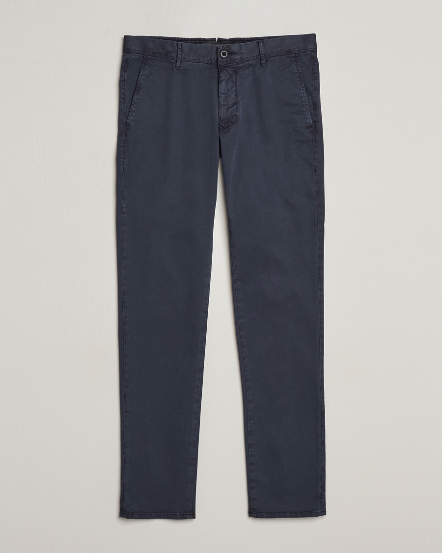 Mies | Housut | Incotex | Slim Fit Garment Dyed Slacks Navy
