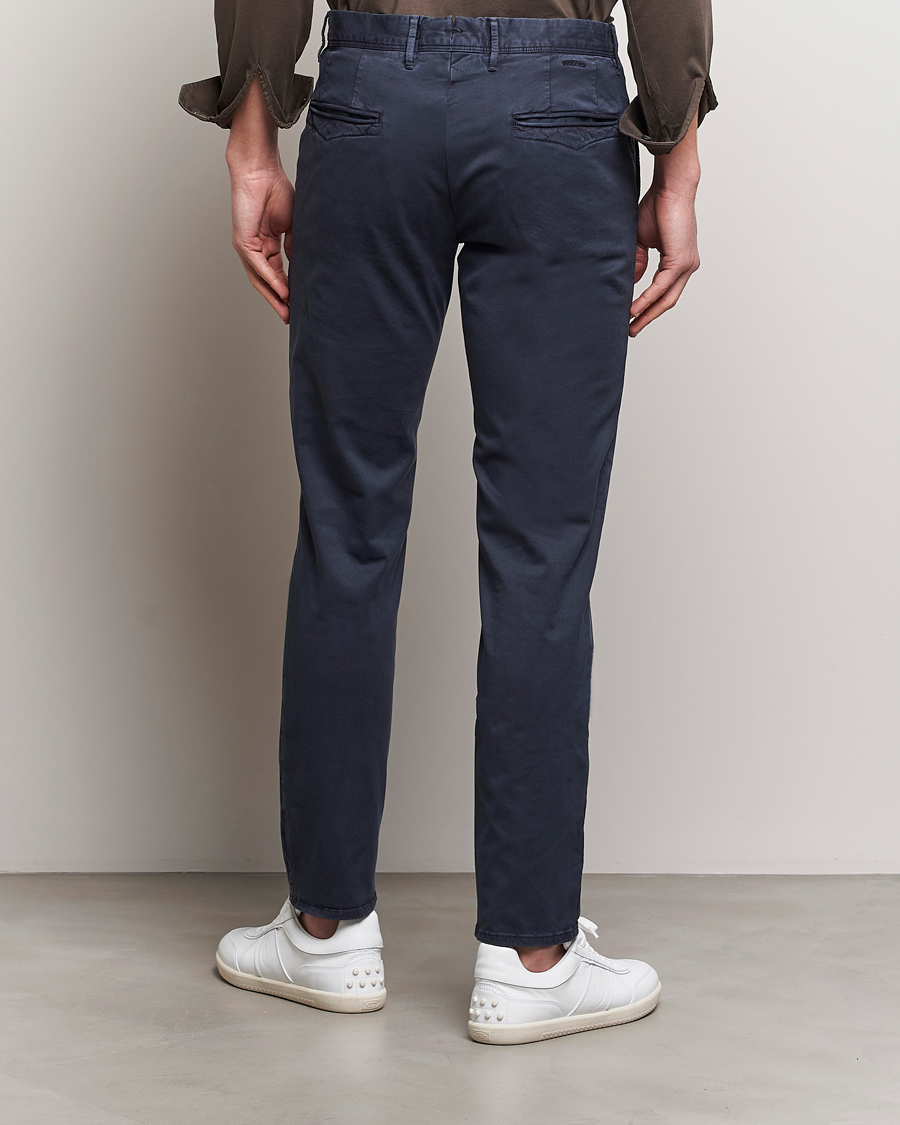 Mies | Housut | Incotex | Slim Fit Garment Dyed Slacks Navy