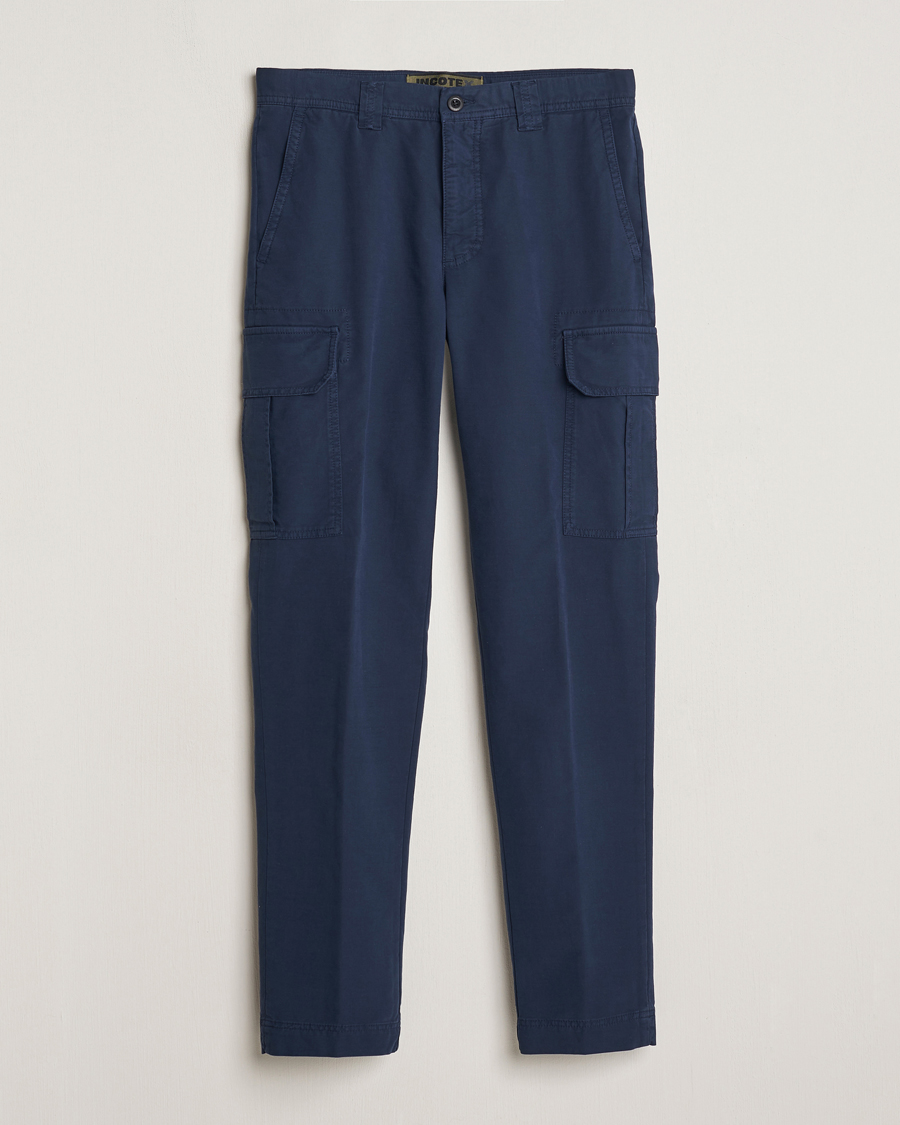 Mies | Housut | Incotex | Slim Fit Cargo Pants Navy