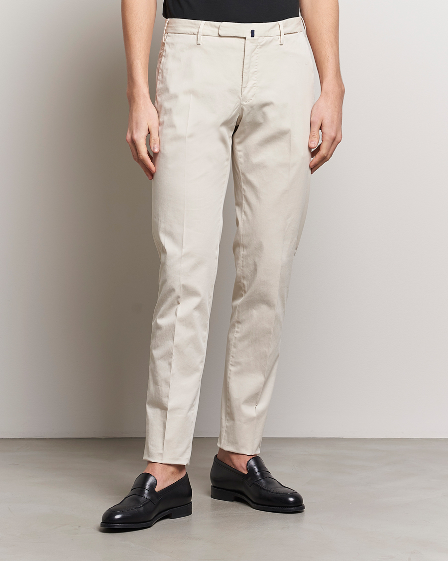 Mies | Housut | Incotex | Slim Fit Comfort Chinos Off White