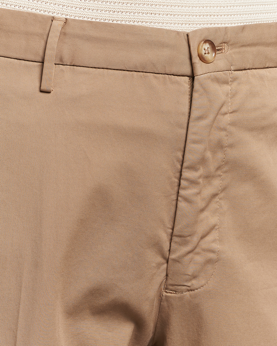 Mies | Housut | Incotex | Straight Fit Garment Dyed Chinos Beige