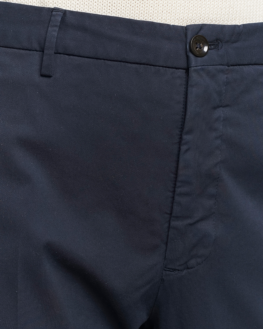 Mies | Housut | Incotex | Straight Fit Garment Dyed Chinos Navy