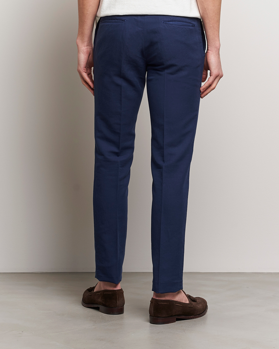 Mies | Housut | Incotex | Slim Fit Chinolino Trousers Navy