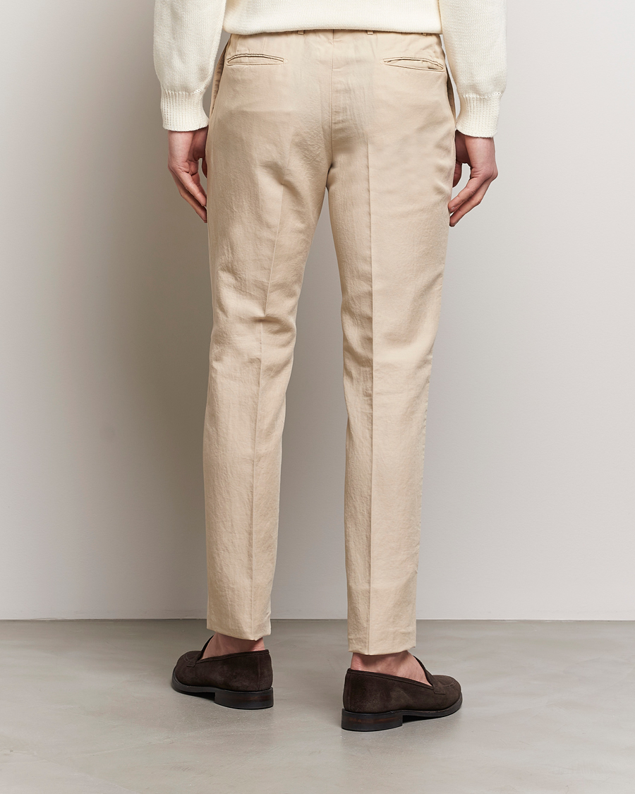 Mies | Housut | Incotex | Slim Fit Chinolino Trousers Light Beige