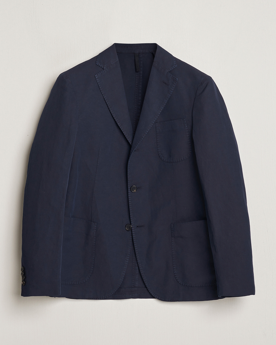 Mies | Pikkutakit | Incotex | Unconstructed Chinolino Blazer Navy