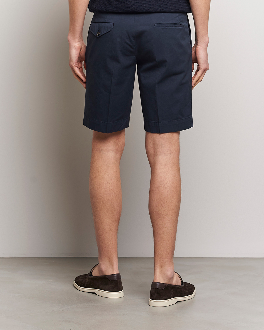 Mies | Shortsit | Incotex | Cotton Comfort Shorts Navy