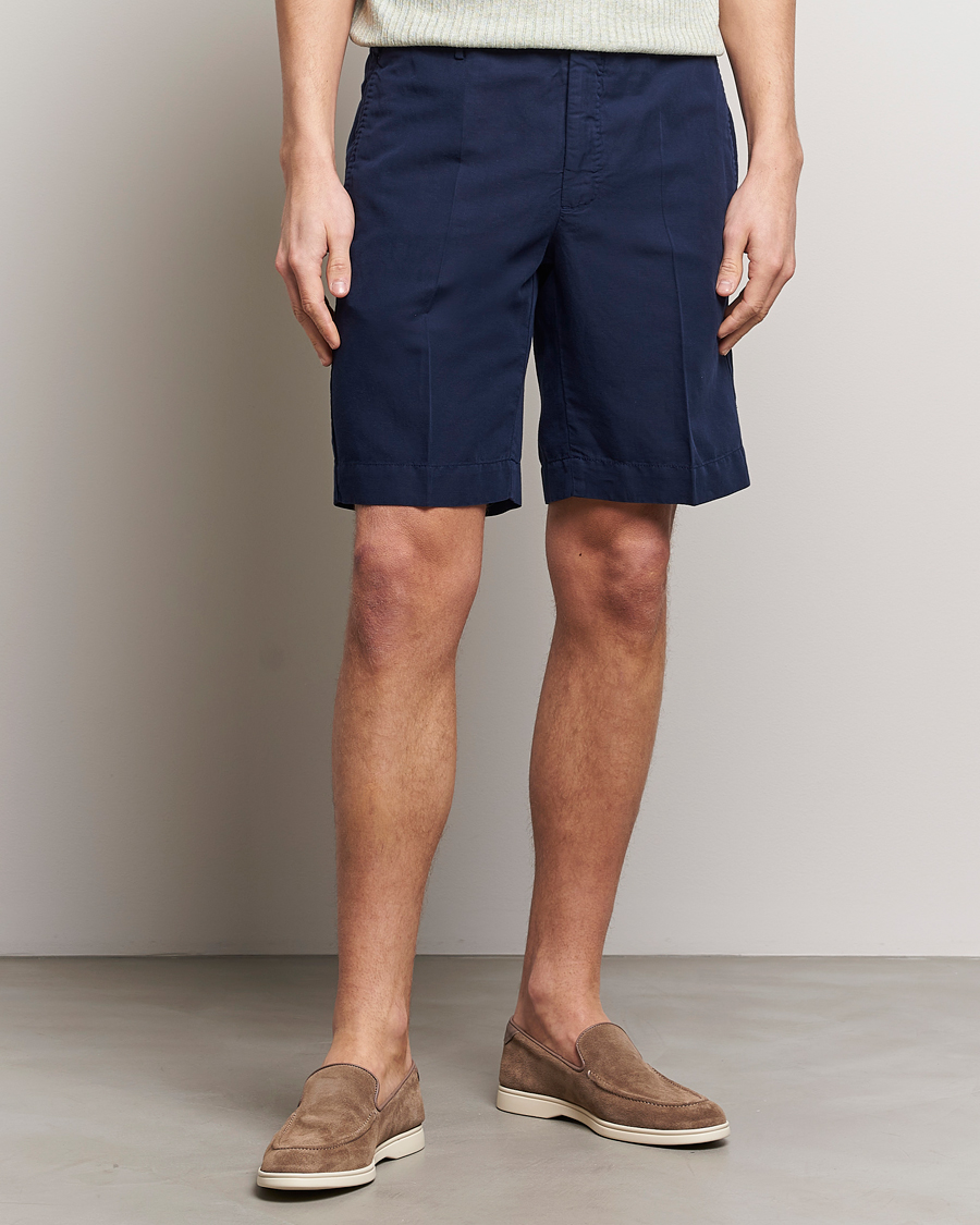Mies | Shortsit | Incotex | Chinolino Shorts Navy