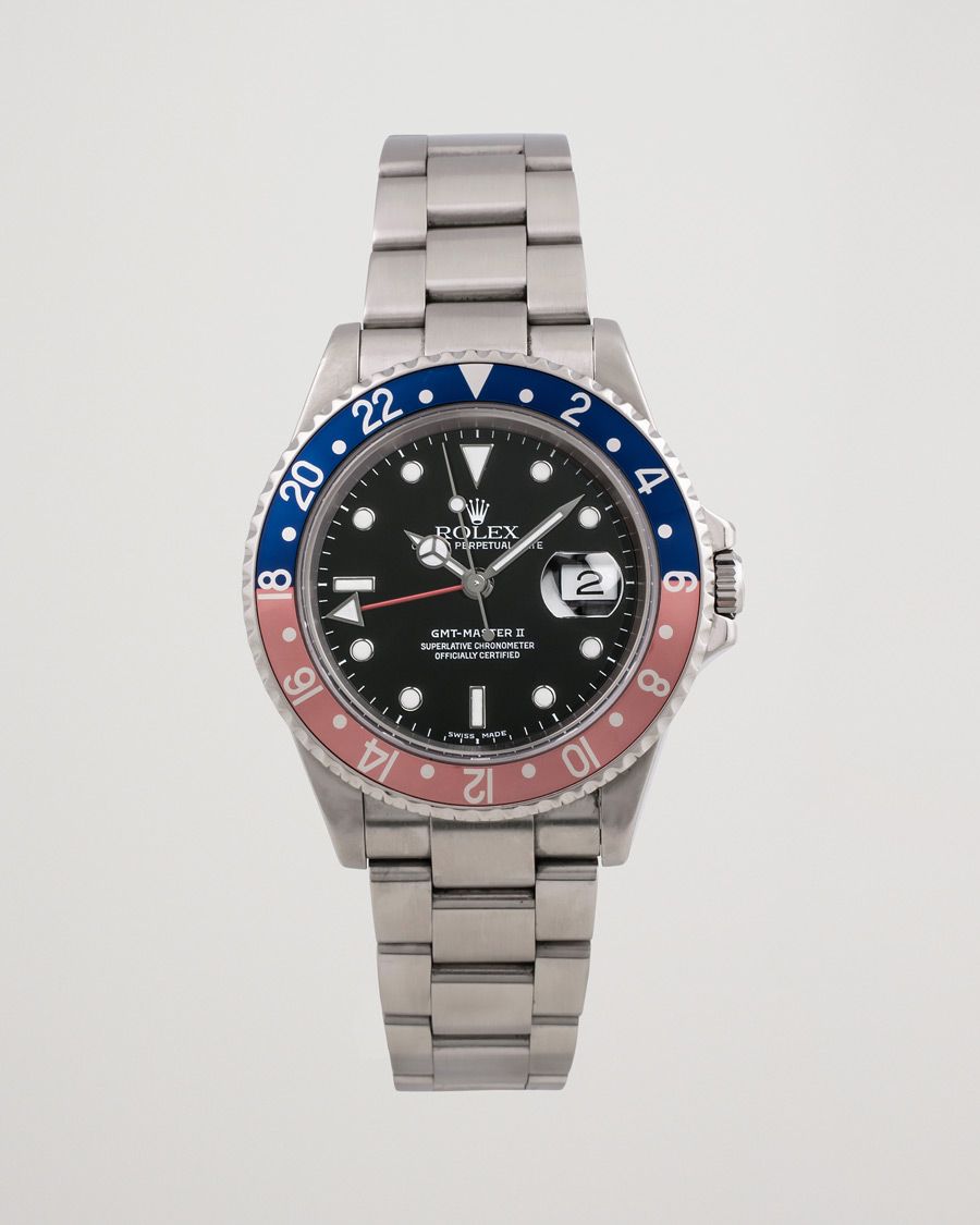 Mies | Rolex Pre-Owned GMT-Master II 16710 Silver | Rolex Pre-Owned | GMT-Master II 16710 Silver