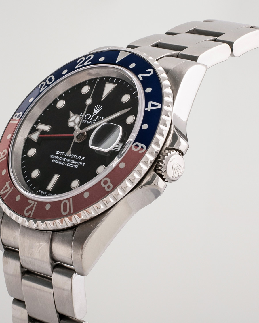 Mies | Rolex Pre-Owned GMT-Master II 16710 Silver | Rolex Pre-Owned | GMT-Master II 16710 Silver